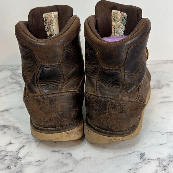 Red Wing Brown Moc Boots 8 - Picture 6 of 8